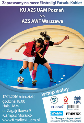 AZS UAM Poznań - AZS AWF Warszawa - plakat