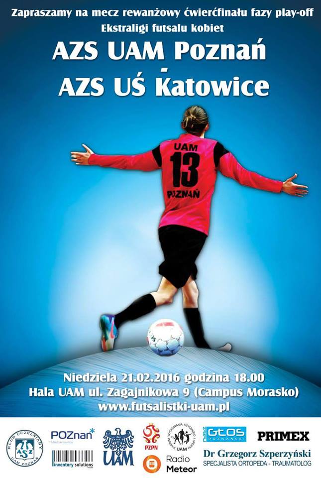 AZS UAM Poznań - AZS US Katowice - plakat