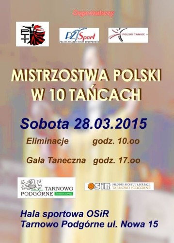 Plakat MP 10 Tancow 2015