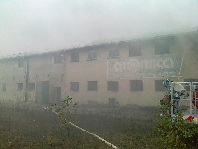 Pożar hali w Kamionkach - 03