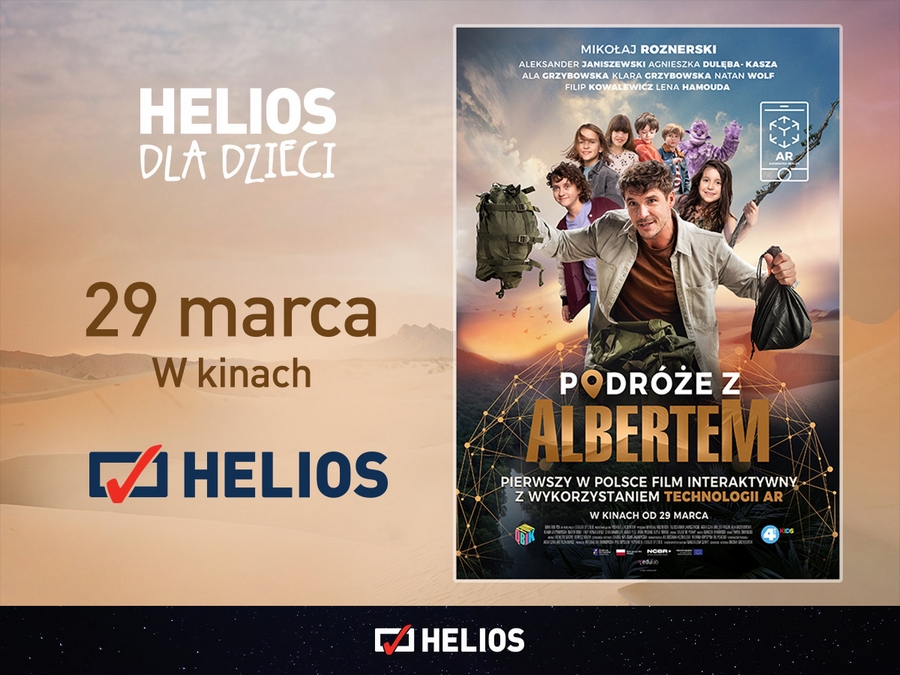 Podróże z Albertem: film interaktywny w kinie Helios
