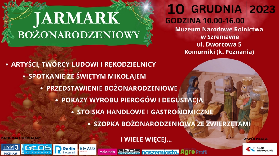 Jarmark Bożonarodzeniowy w muzeum, w Szreniawie
