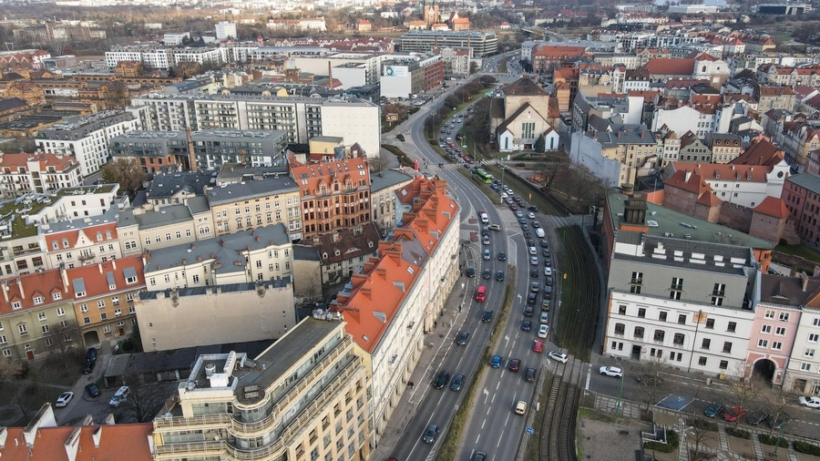 widok na Poznań