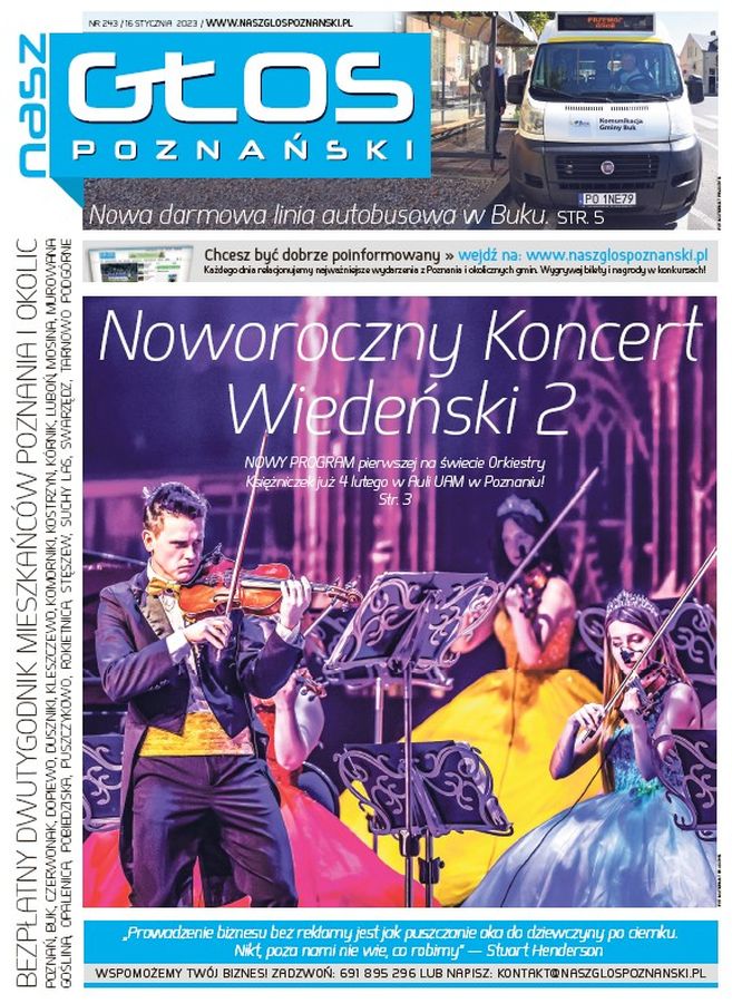 Nasz Głos Poznański nr 243 z 16 stycznia 2023 r.