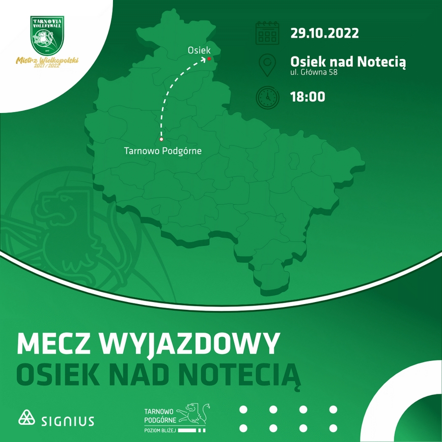 Orzel Osiek - Tarnovia Tarnowo Podgorne