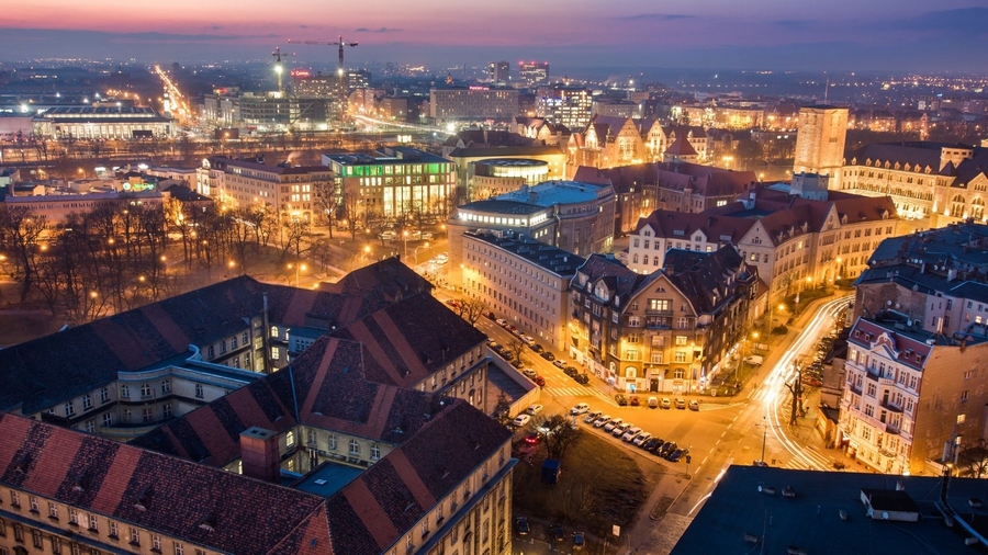 Widok na Poznań