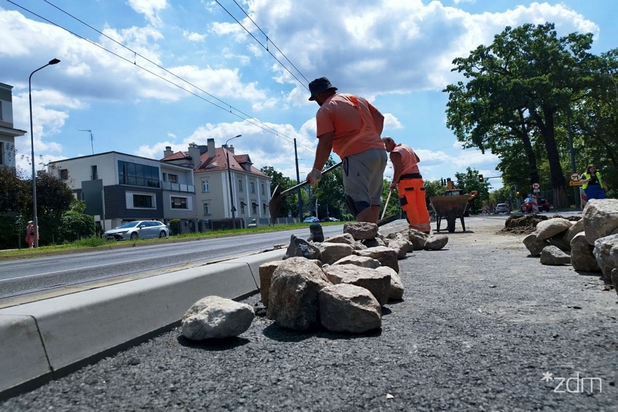 Kolejny etap prac na ul. Reymonta