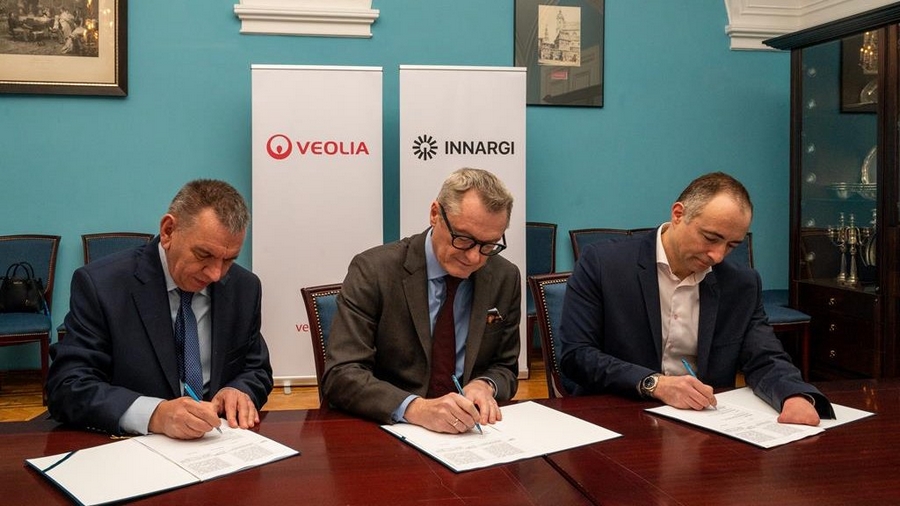 Veolia Energia Polska, Veolia Energia Poznań oraz Innargi podpisały w urzędzie miasta list intencyjny