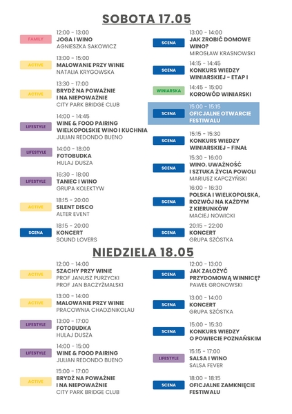 Wielkopolski Festiwal Wina WINOWACJE 2025