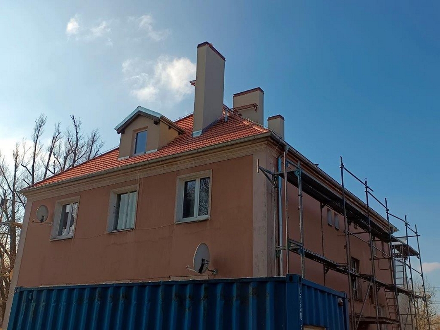 ZKZL wyremontował dach budynku przy ul. Zamenhofa