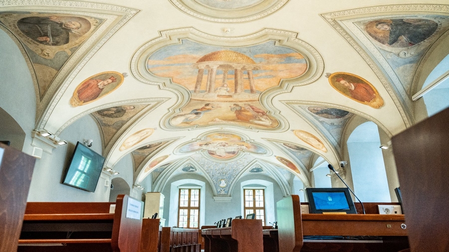 freski w Sali Sesyjnej Urzędu Miasta Poznania 