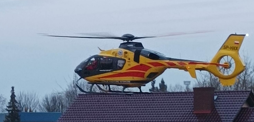 helikopter LPR lądował w Buku