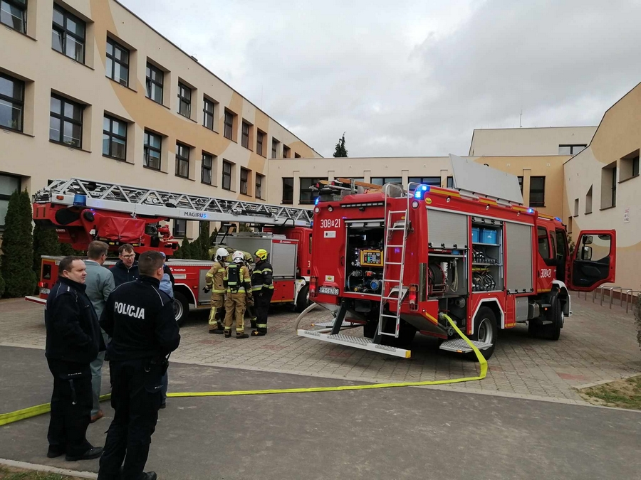 Pożar w Szkole Podstawowej nr 2 w Murowanej Goślinie