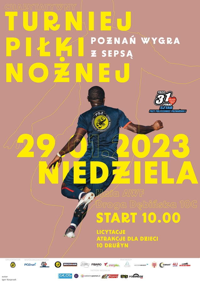 PSŻ Poznań gra razem z WOŚP