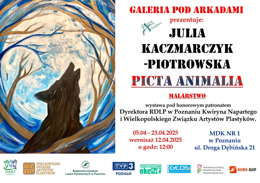 Wernisaż wystawy pt. „Picta Animalia” Julii Kaczmarczyk-Piotrowskiej